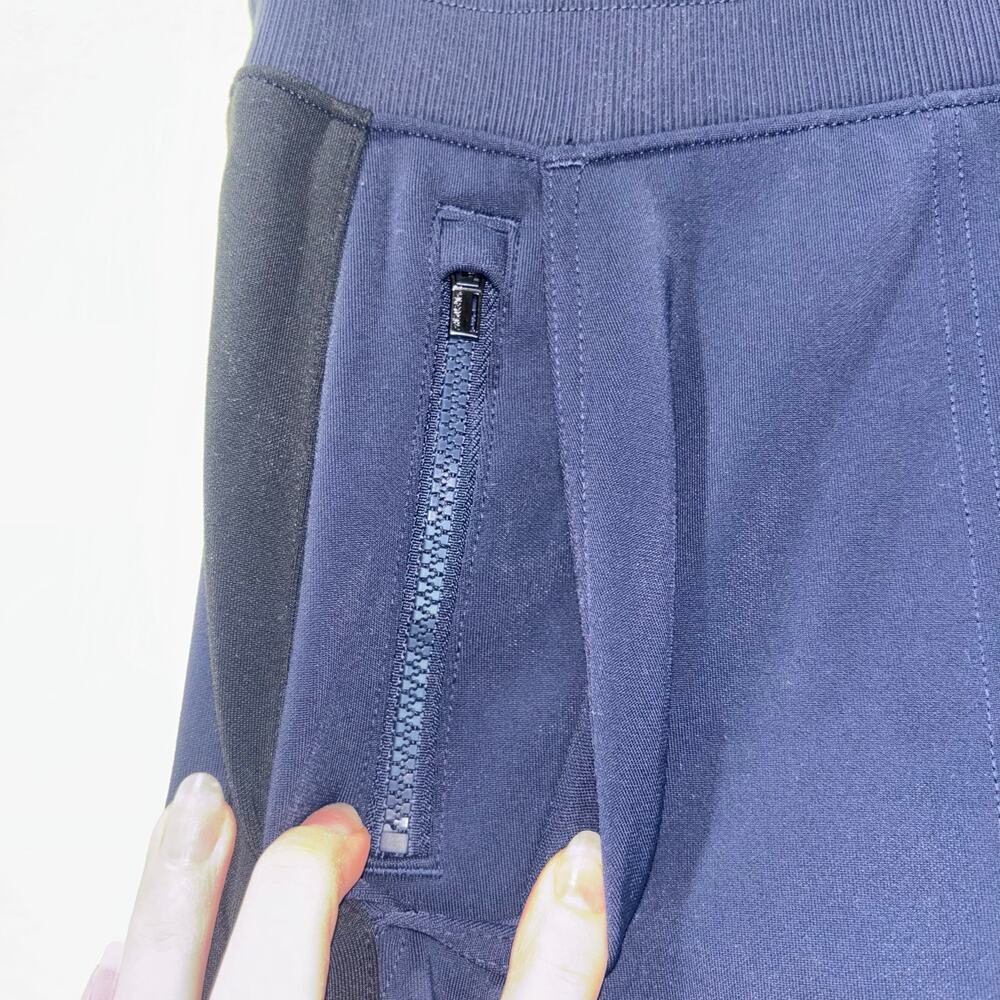 Athleta Venice Colorblock Wide Leg Pant Navy/Black Sculptek Light XS - Picture 8 of 12